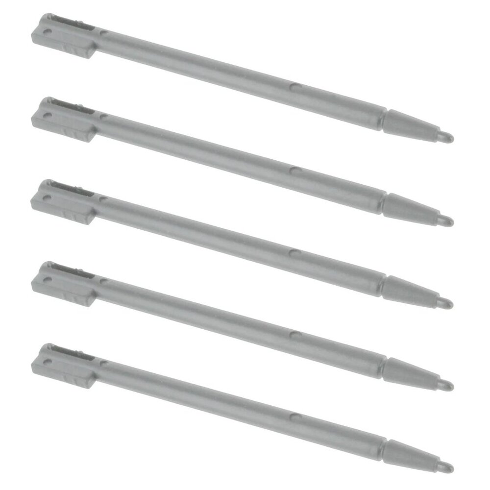 PLASTIC STYLUS FOR NINTENDO DS - 5 PACK GREY0